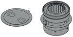 Adapter spalinowy 2x o150 na o100/150